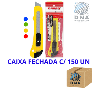 ESTILETE TRADICIONAL 18MM GD 3400 CX C/ 150 UNIDADES
